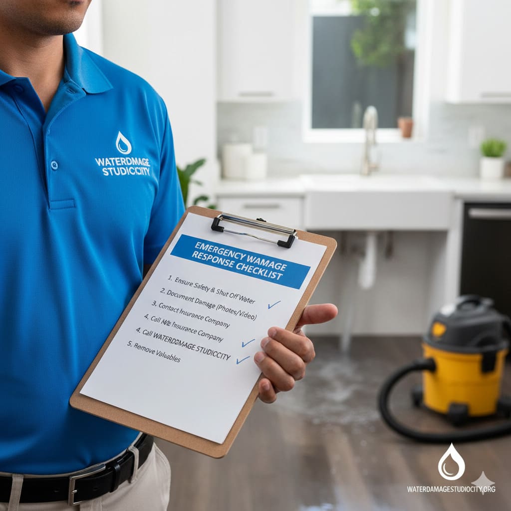 Emergency Water Damage Response Checklist for Studio City Homeowners